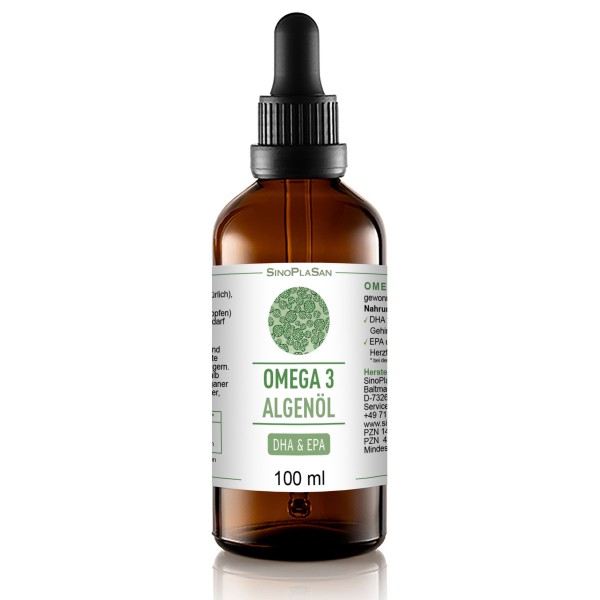 Algenöl Omega-3 DHA EPA